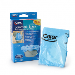 Carex Apex-Carex Healthcare FGP70900 0000-Carex Commode Liner, 14 x 14 Inch, Commodes (CS)